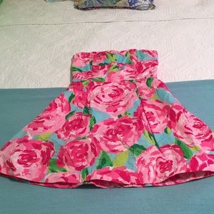 Lilly Pulitzer strapless dress